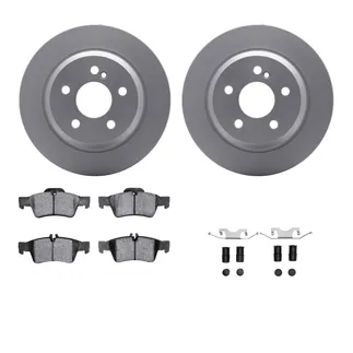R1 Concepts WDWH1-63054 Brake Rotor- Carbon Coated W/ Ceramic Pads & Hdw